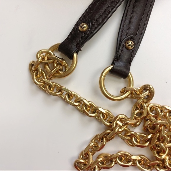 𝅺JUICY Couture velvet pouch bag on gold chain - Picture 5 of 7